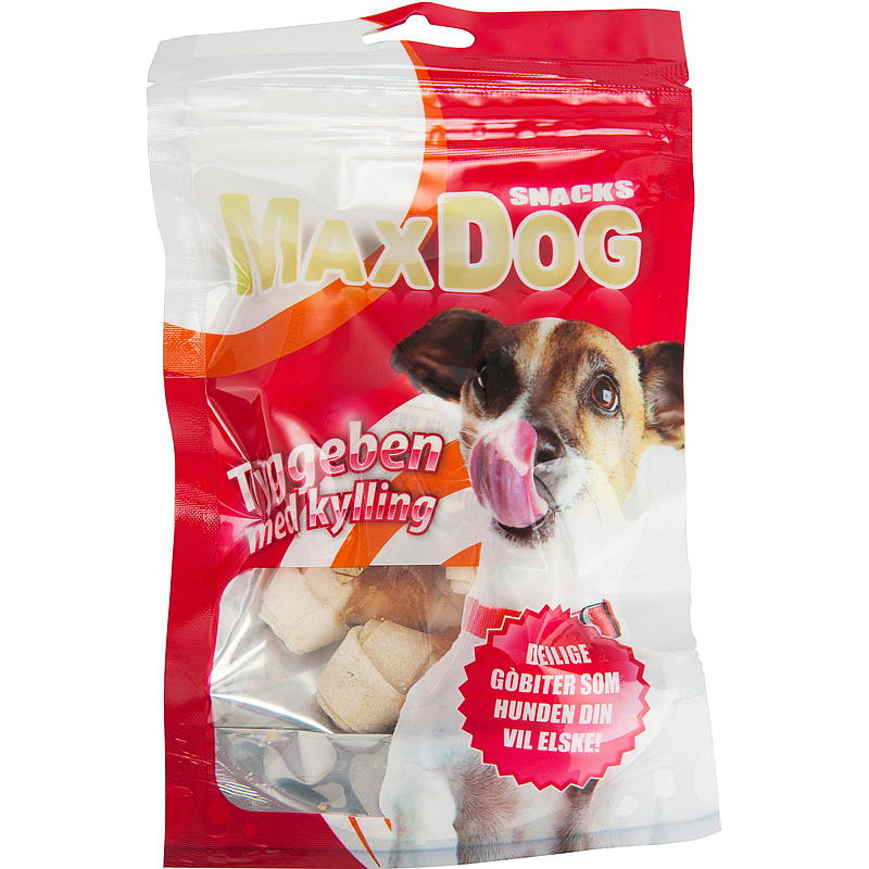 MaxDog Tyggeben 80 g, m/kylling MaxDog
