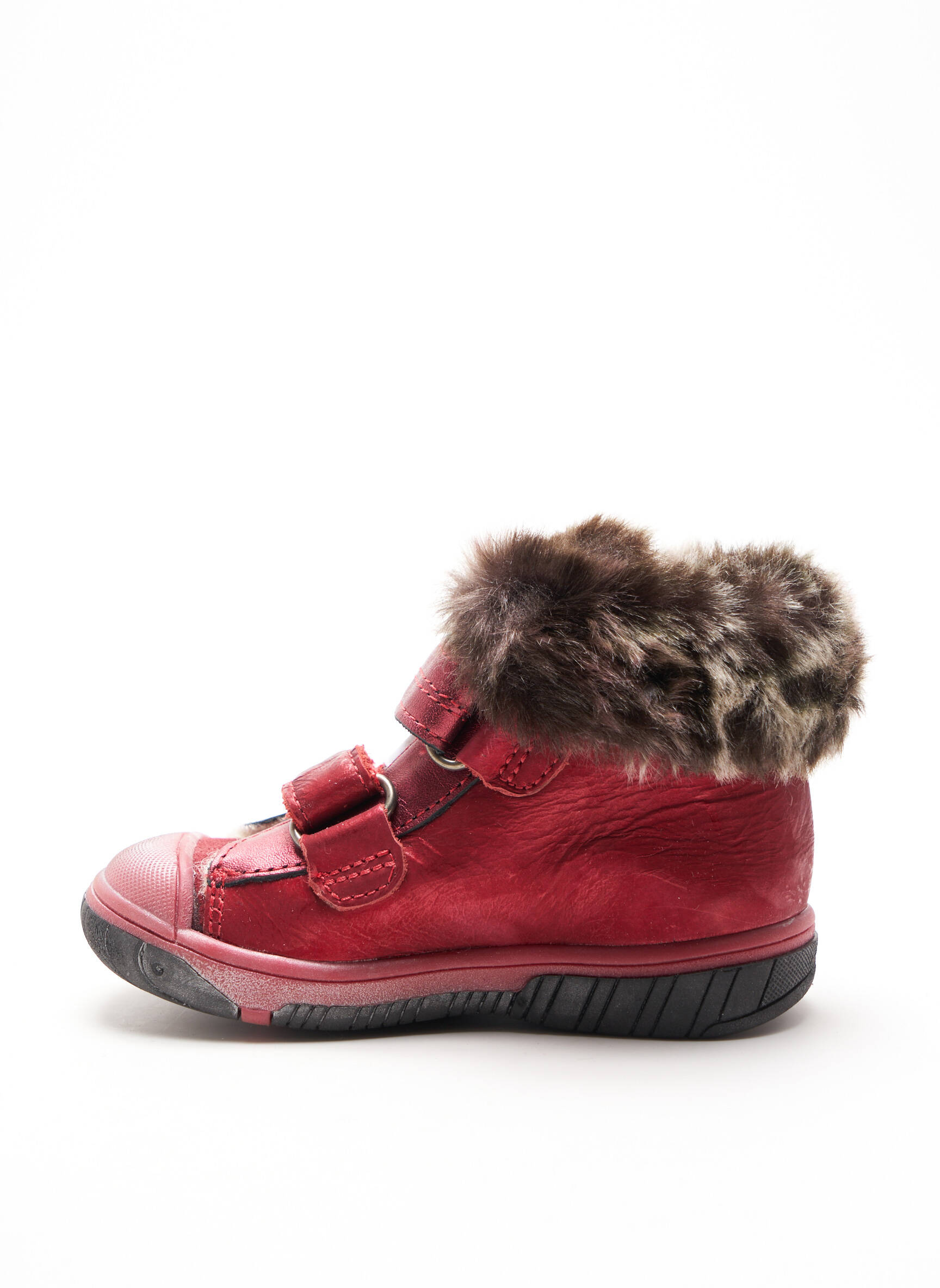 Babybotte Baskets Fille couleur rouge