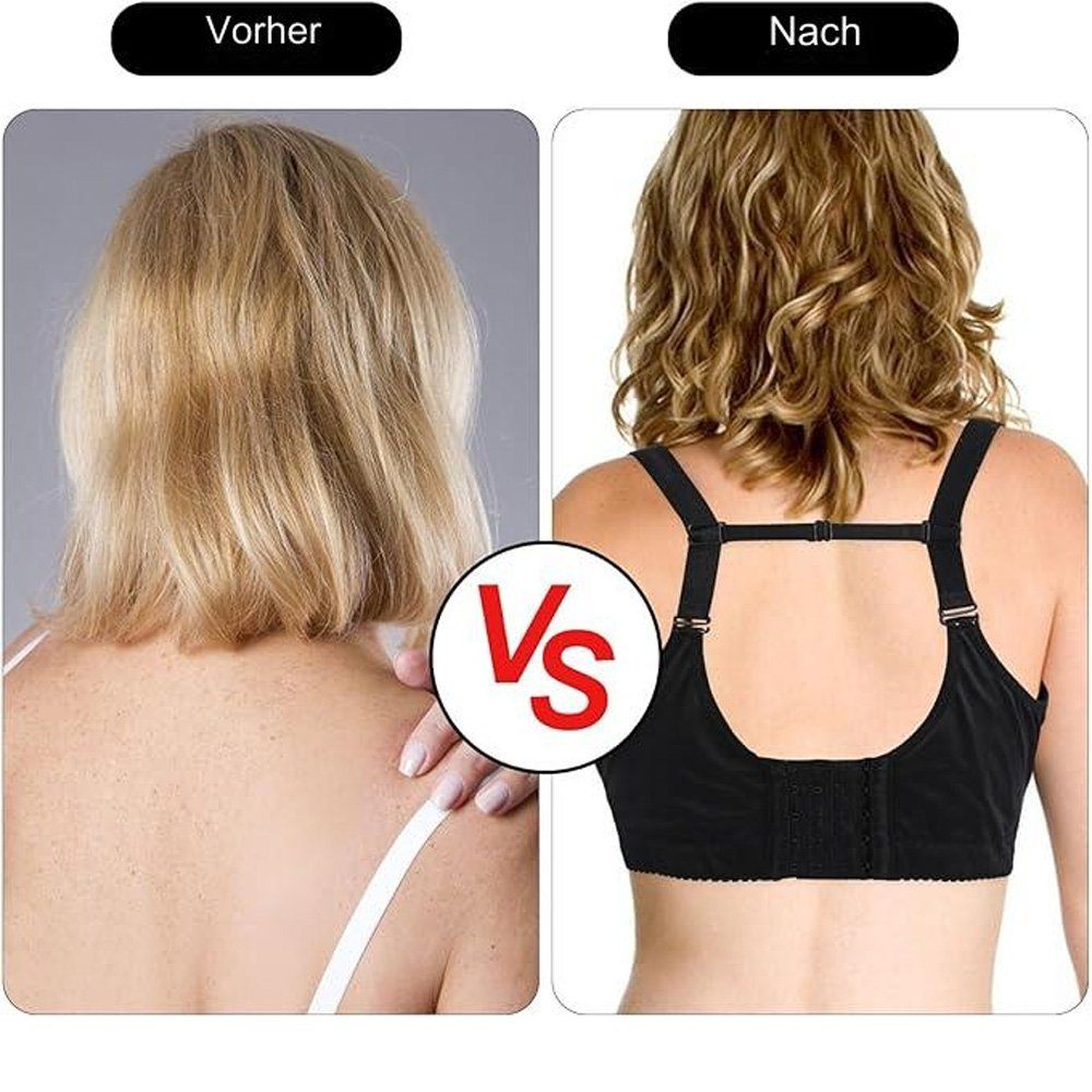 Tian Dee BH-Verlängerung 5 Stück BH Träger Halter Damen BH Trägerhalter zum Verschieben