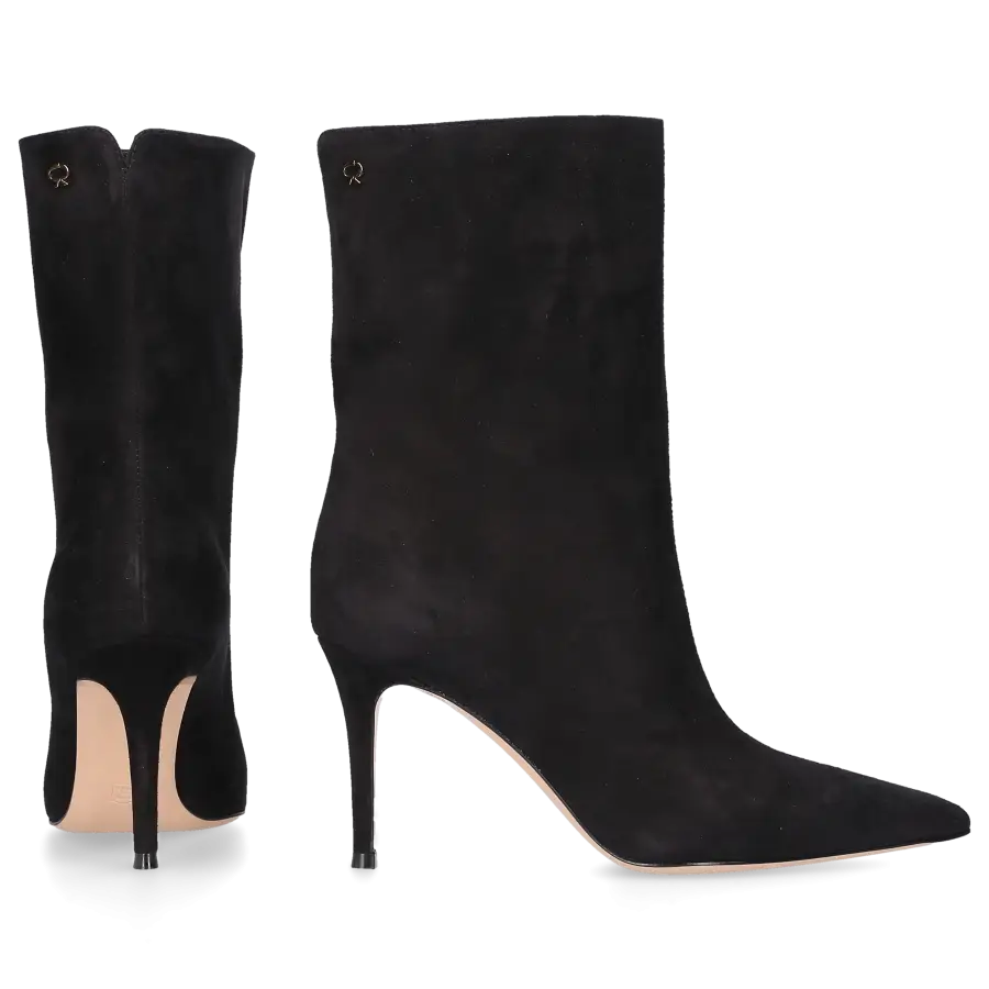 Gianvito Rossi - Klassische Stiefeletten REUS Veloursleder - schwarz