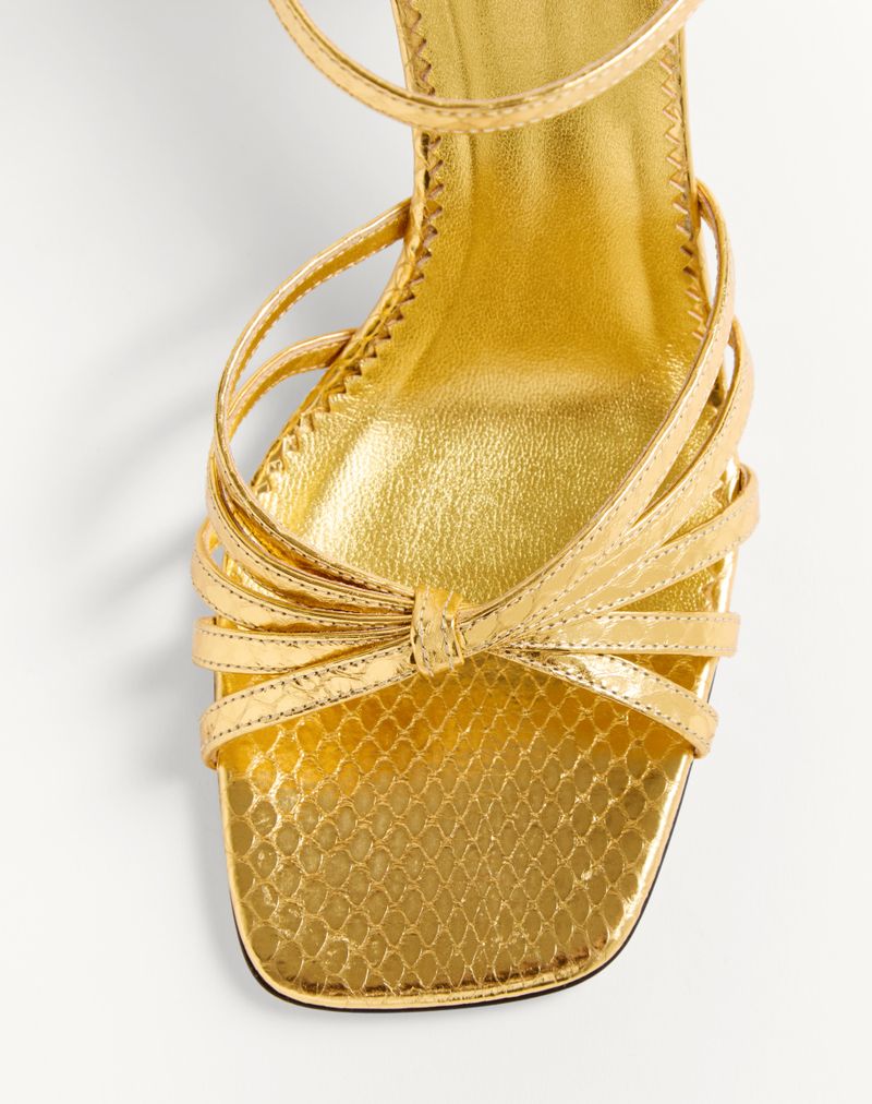 Preshoes 90mm Laminerede Ayers Sandaler med Krystaller