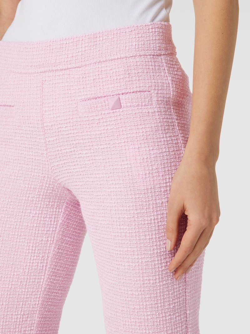Stoffhose mit Bügelfalten Modell 'FAITH' in rosa