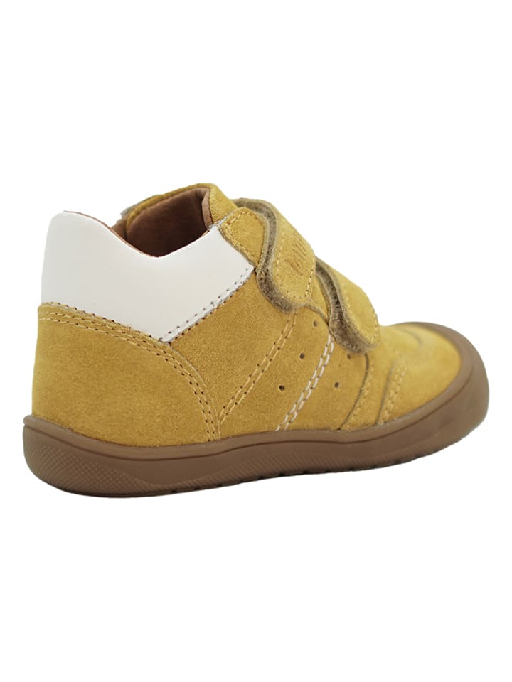 lamino Leder-Sneakers in Gelb günstig kaufen
