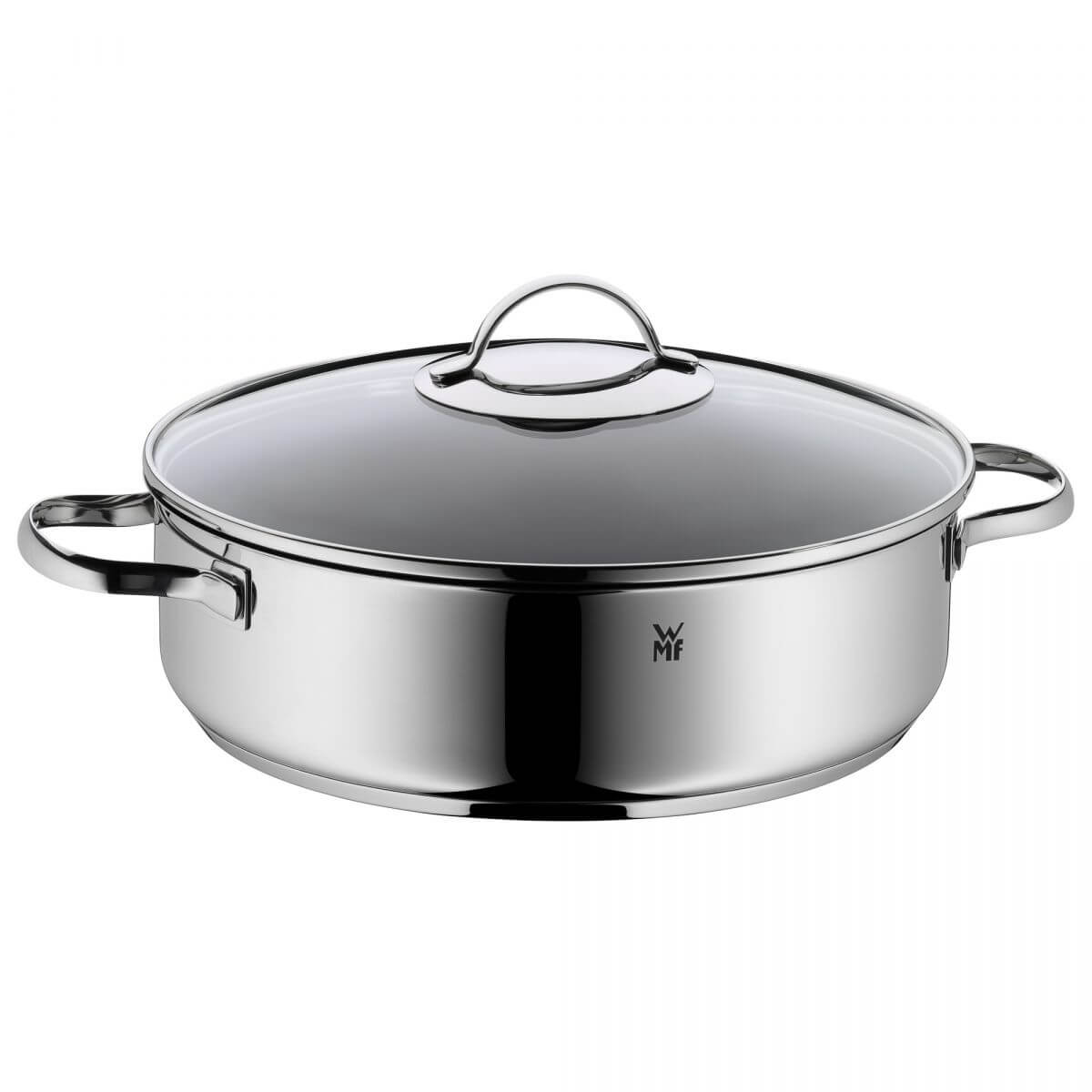 WMF Hohe Servier-Schmorpfanne Devil mit Glasdeckel Ø 28 cm