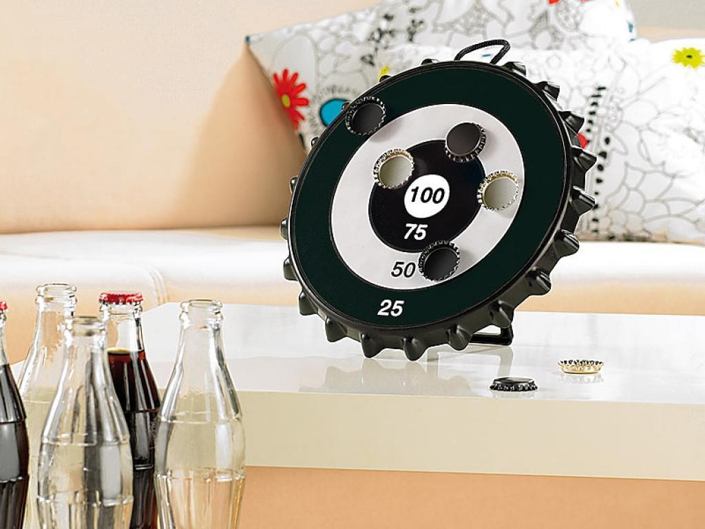 Playtastic Magnet Kronkorken-Dartspiel