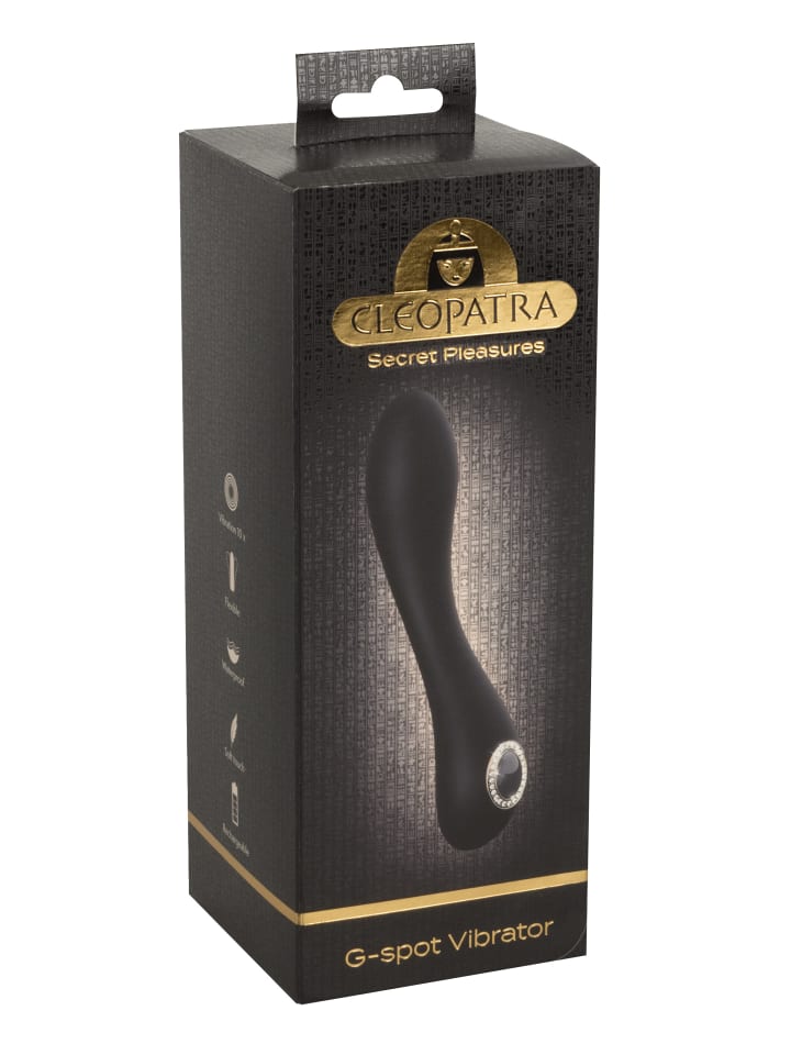 Cleopatra Vibrator G-Spot in schwarz günstig kaufen 19,5 cm