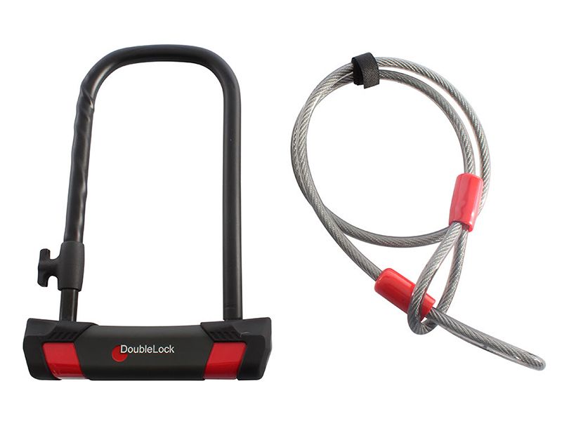 DoubleLock U-Lock Bügelschloss mit Kabel