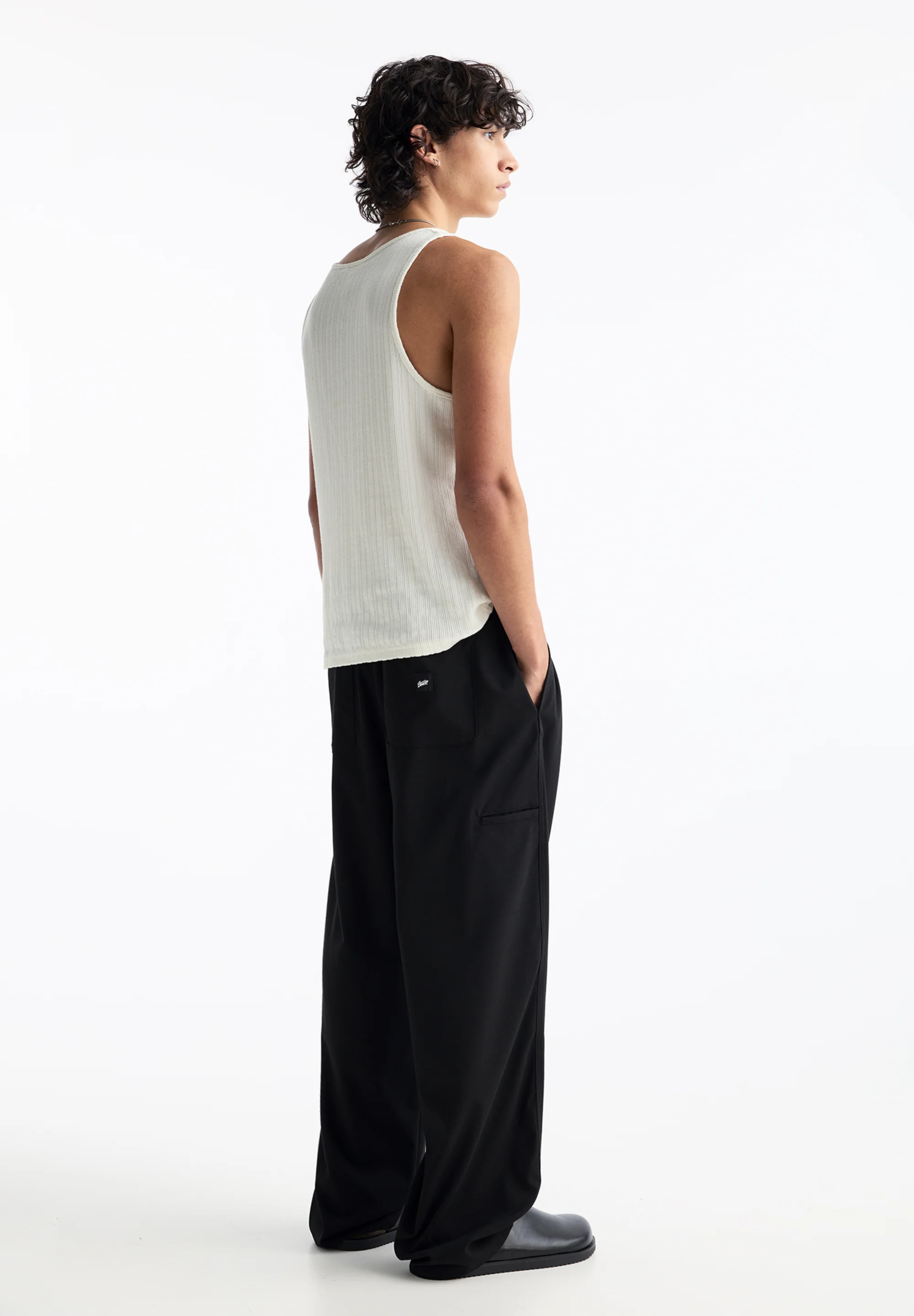 PULL&BEAR BAGGY TAILORED FIT - Pantalones