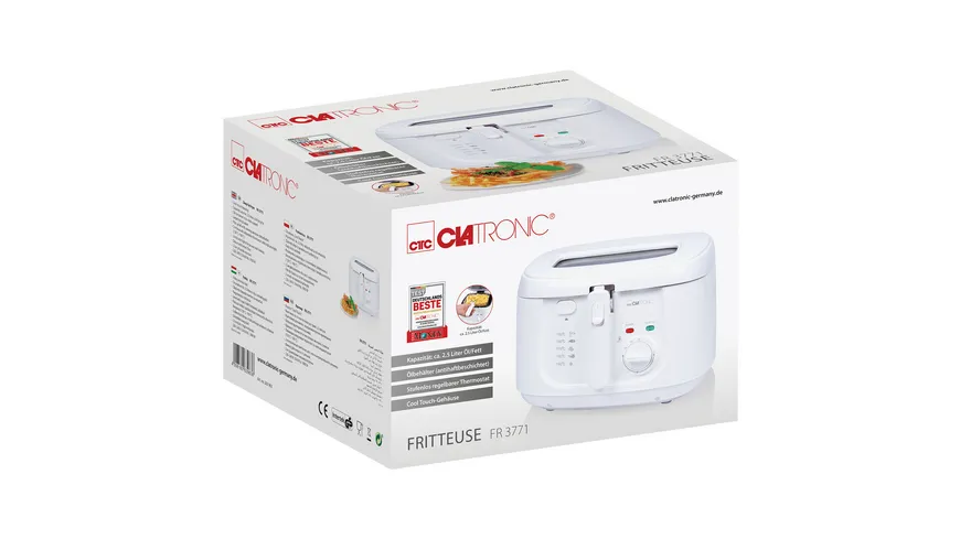 CLATRONIC Fritteuse Cool & Touch FR3771 2,5l