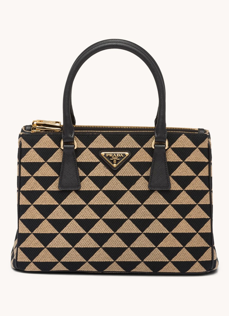 Geantă mică Prada Symbol cu detalii din piele