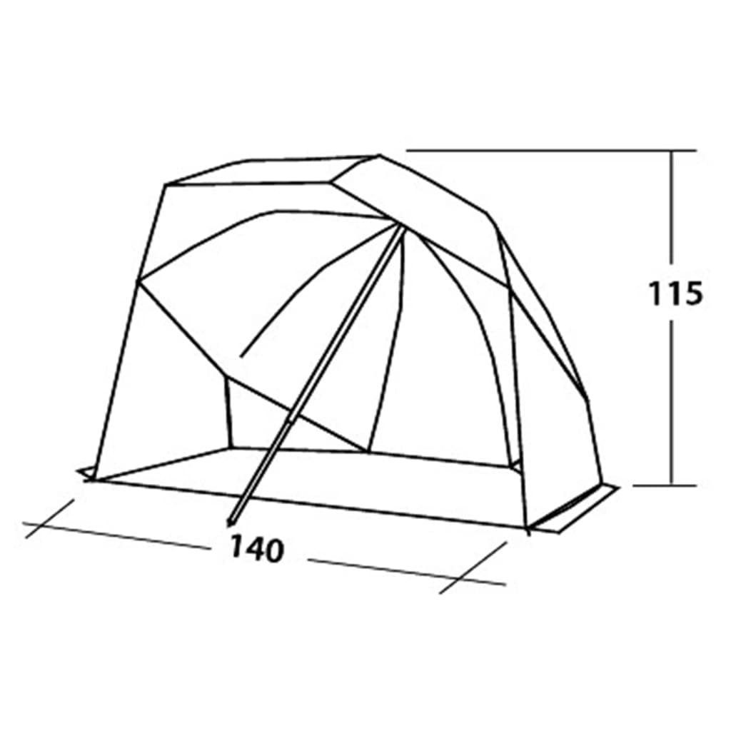 easy camp Vorzelt Standschirm Windschutz Coast Grau und Blau 120298