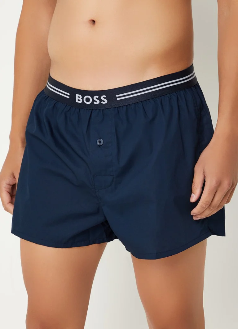 Lot de 3 boxers HUGO BOSS avec ceinture logotée