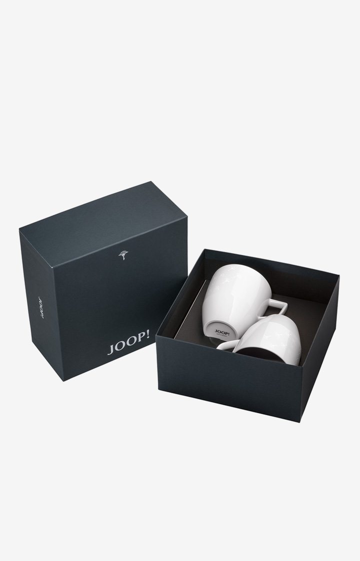 Becher Faded Cornflower - 2er Set in Weiß - im JOOP!