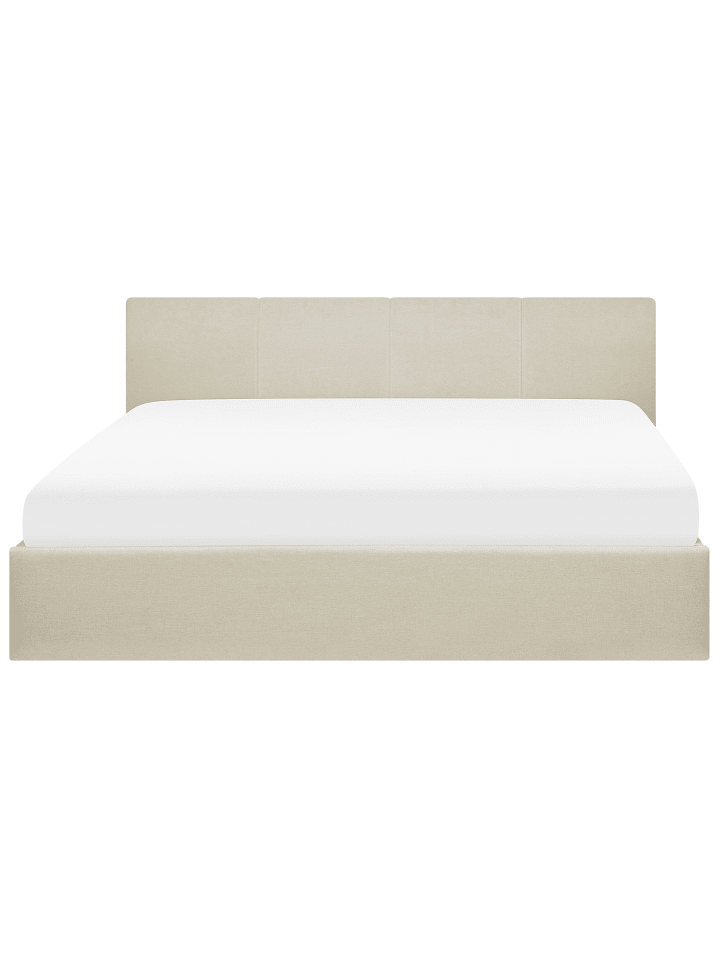 Beliani Doppelbett ORBEY in Beige - (W) 197 x (H) 88 x (L) 212 cm günstig kaufen onesize