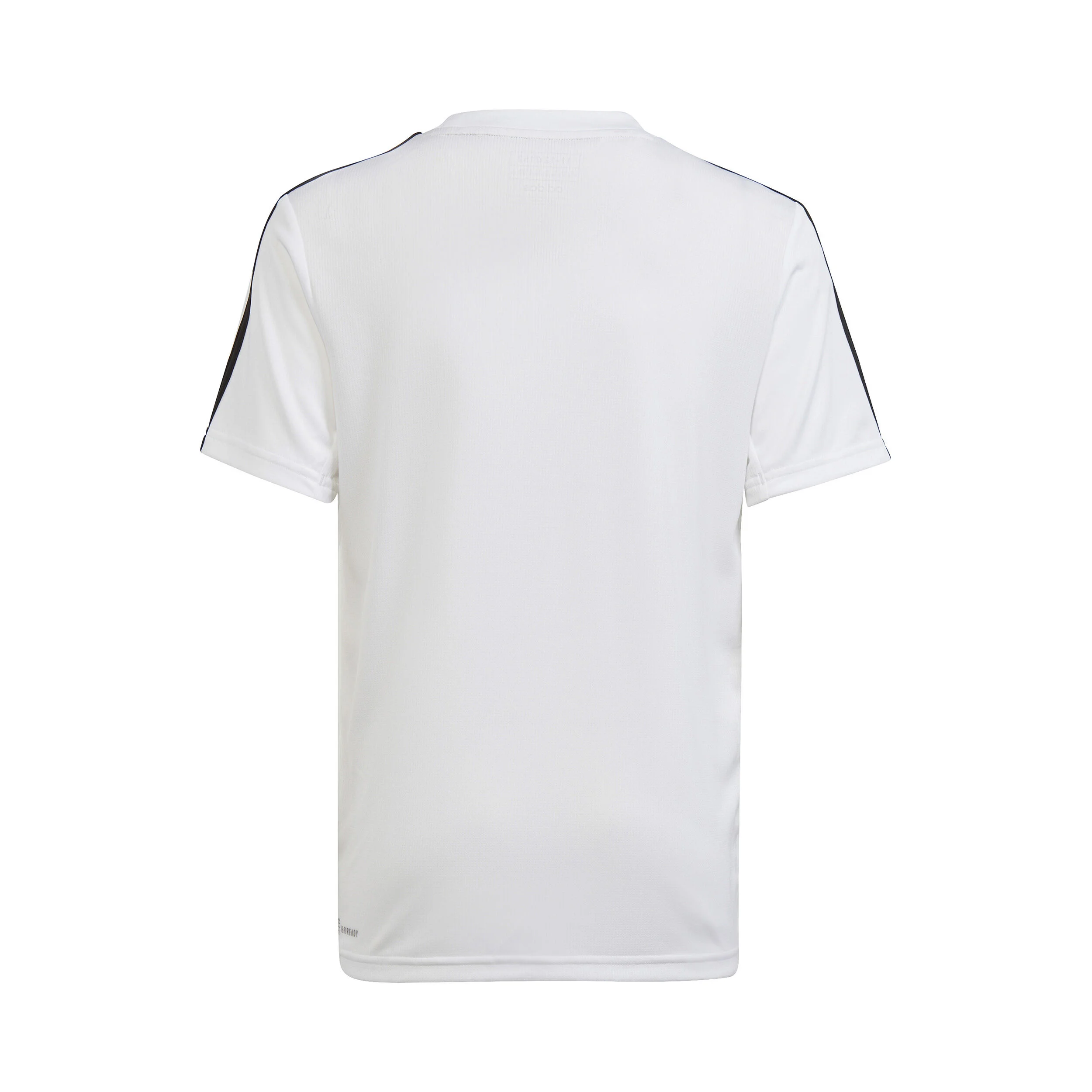 Essentials Train AEROREADY 3-Stripes Regular-Fit T-Shirt Jungen - Weiß, Schwarz