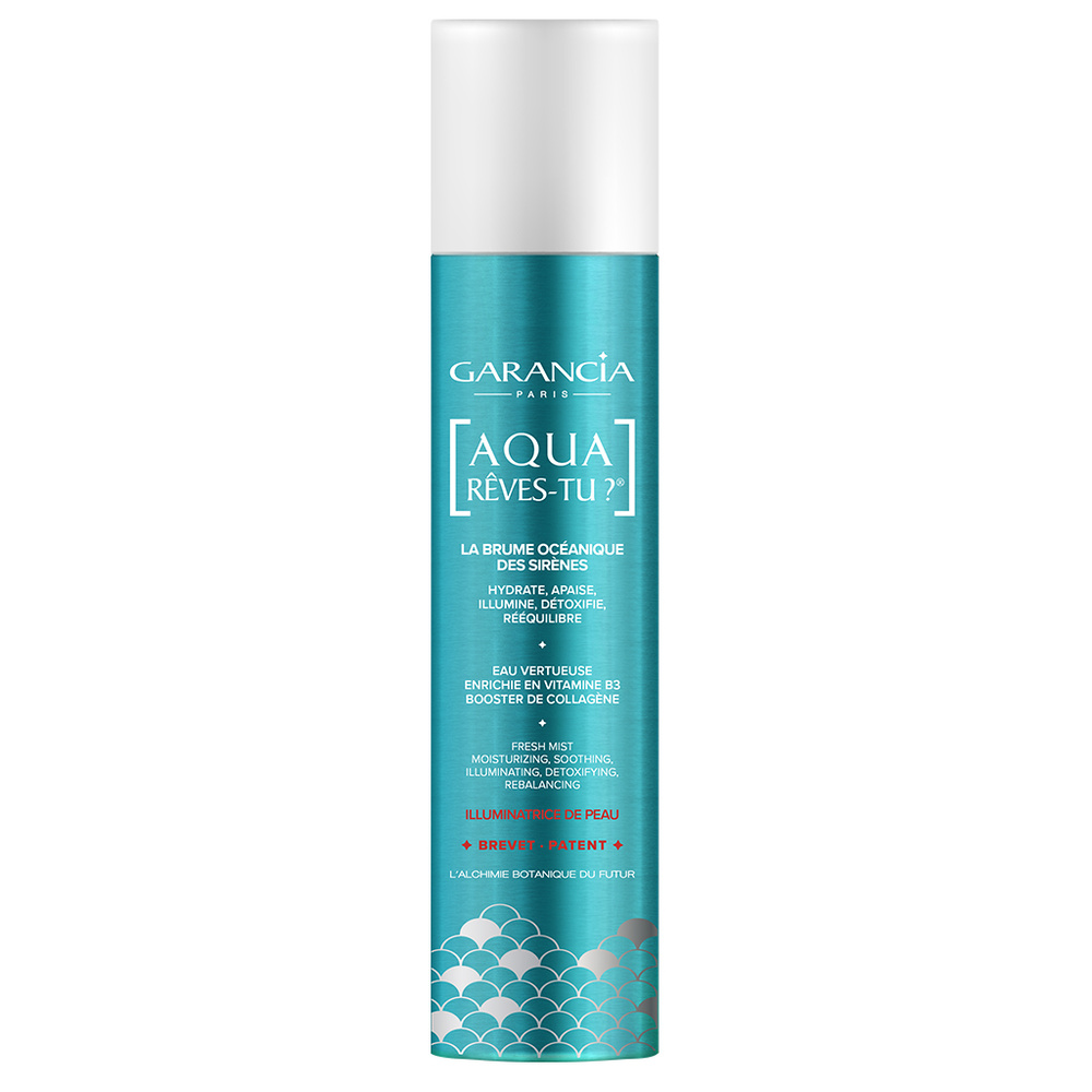 Garancia AQUA REVES-TU ? 200 ml BRUME ILLUMINATRICE DE PEAU HYDRATE, APAISE, ILLUMINE, DETOXIFIE, REEQUILIBRE