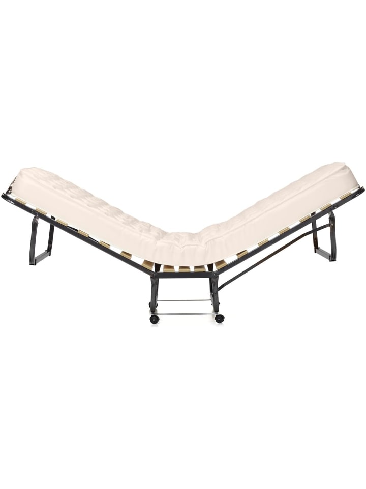 COSTWAY Gästebett Klappbar mit Matratze 90x200cm in Beige günstig kaufen onesize