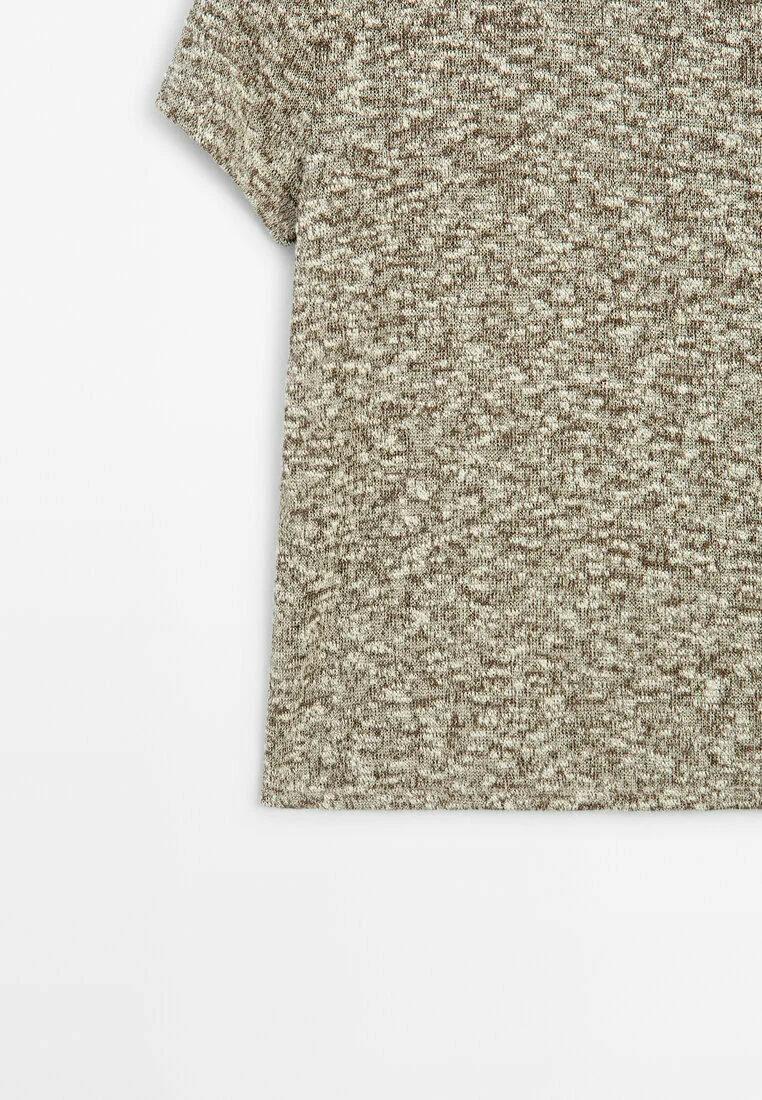 Massimo Dutti TEXTURIZADA MANGA CORTA - Camiseta básica