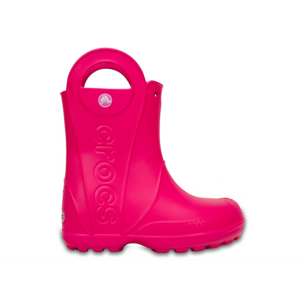 Crocs Handle It Rain Boot  Candy Pink Gummistiefel