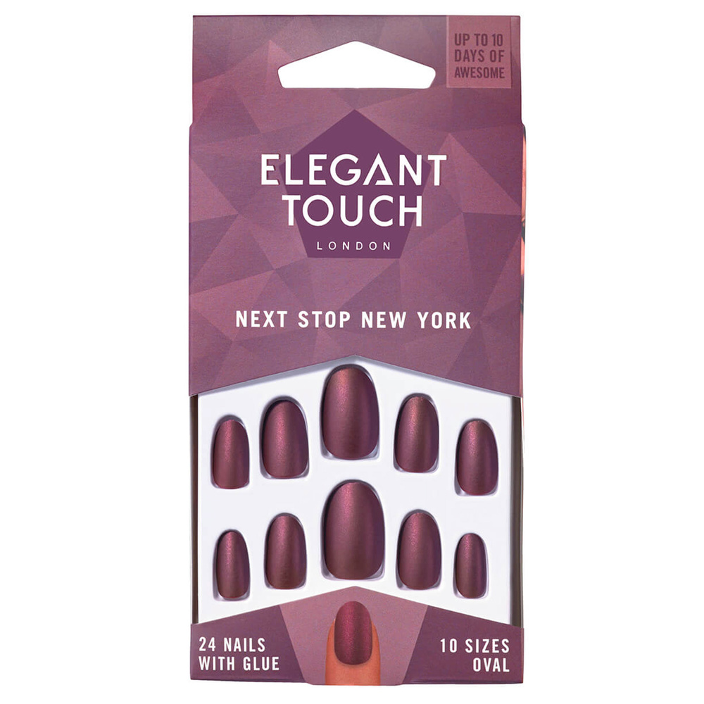 elegant touch Colour Nails Next Stop New York Faux ongles