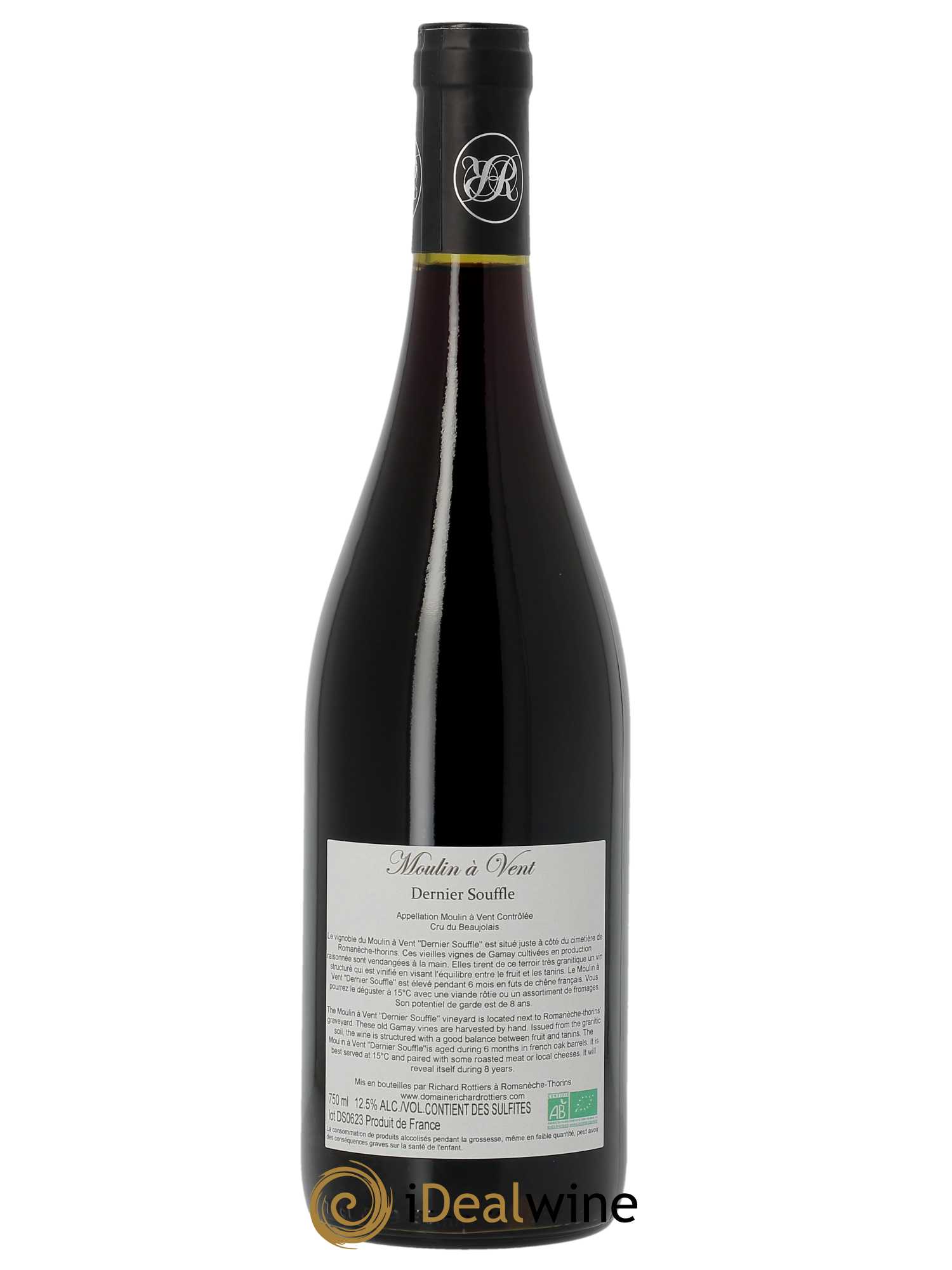 Moulin à Vent Dernier Souffle Richard Rottiers (Domaine)  2022 - Lot de 1 Bouteille