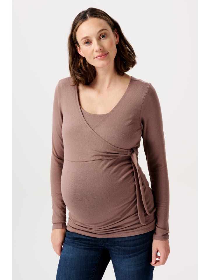 Noppies Still-Shirt Elin in Deep Taupe günstig kaufen