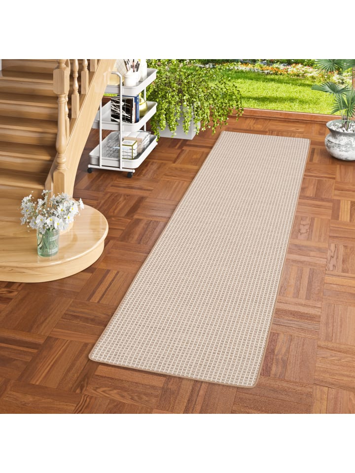 Snapstyle In & Outdoor Läufer Flachgewebe Oslo Trend in Beige günstig kaufen
