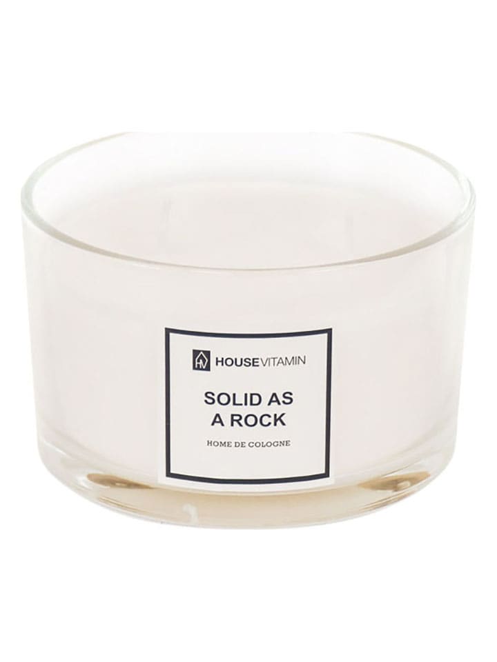 HouseVitamin Duftkerze ''Solid as a rock'' in Weiß - 500 g günstig kaufen onesize