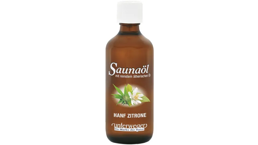 unterweger Saunaöl Hanf-Zitrone 100 ml