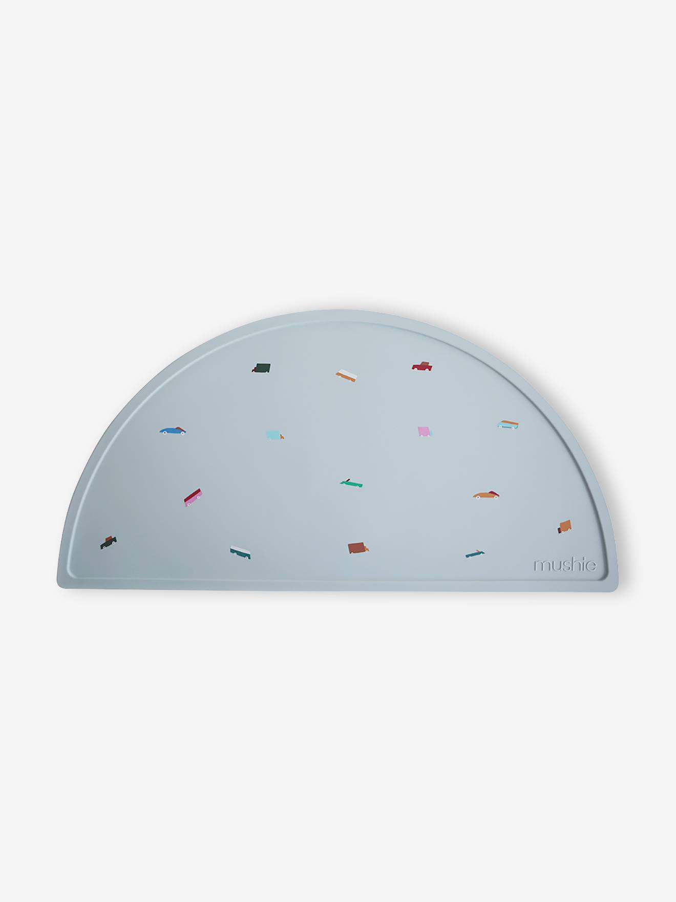 Set de table MUSHIE en silicone beige/arc en ciel