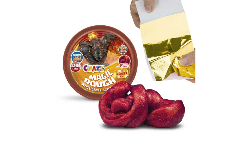 CRAZE - MAGIC DOUGH Dose mit 70gr intelligenter Superknete - Elements 70 g