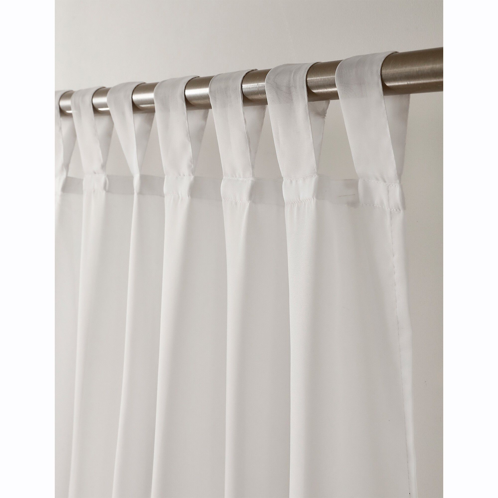 Panneau voile uni finition pattes