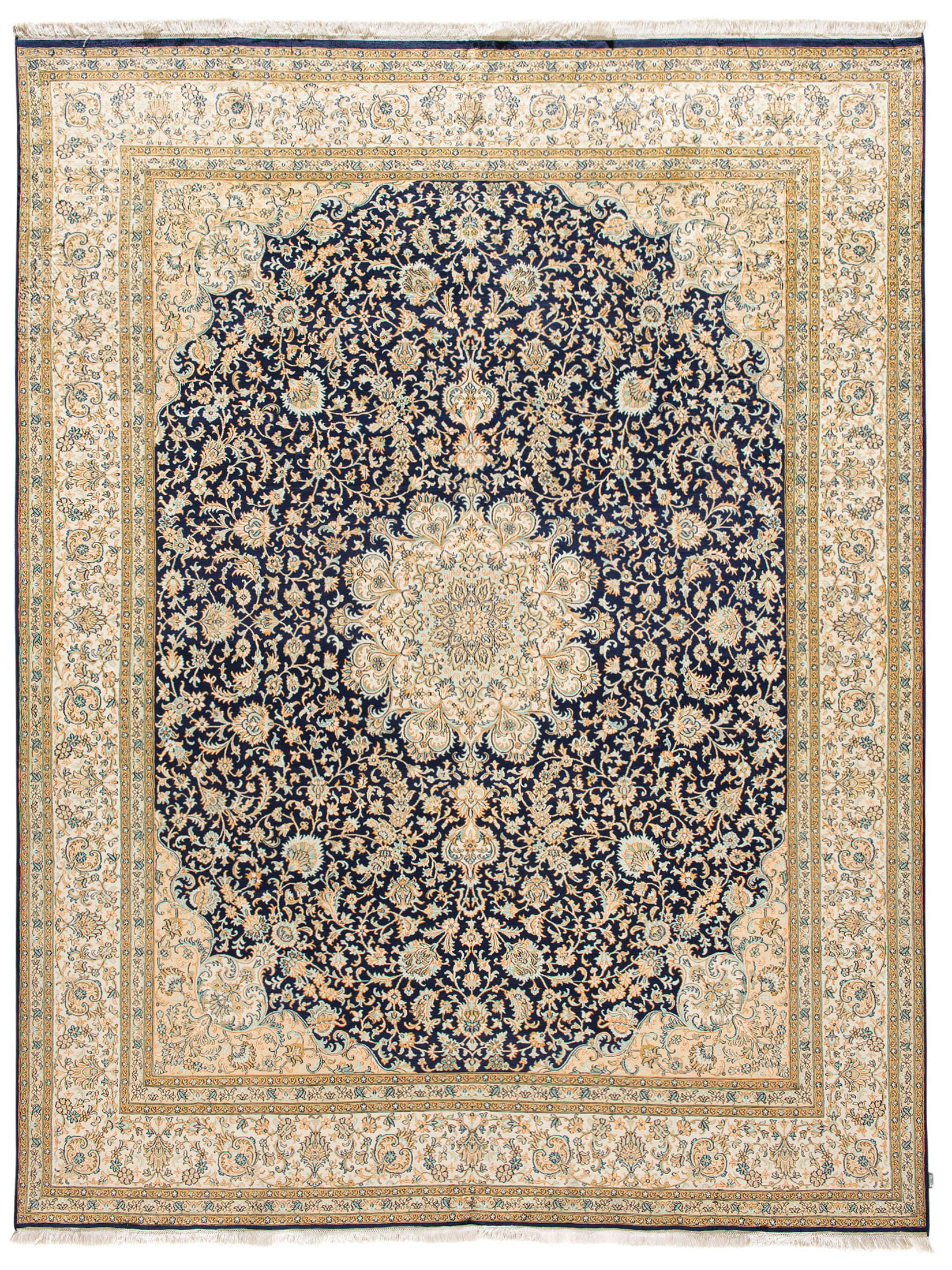 Kaschmir Seide 16/16 ca. 243 x 311 cm, Unikat / Einzelstück