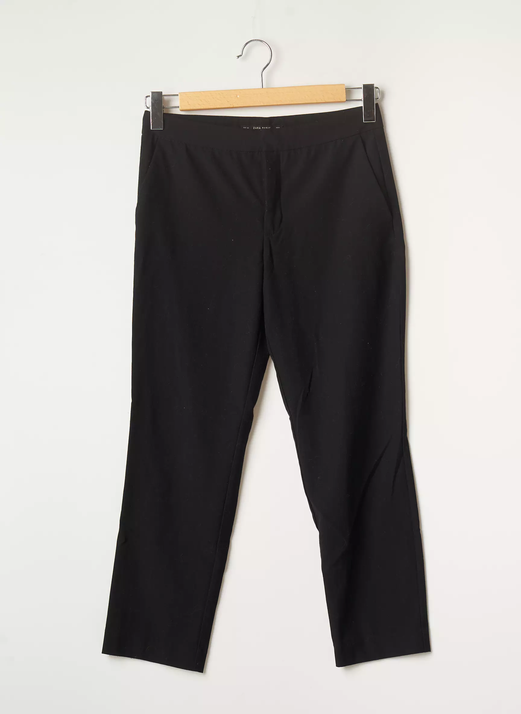 Zara Pantalons Chino Femme couleur noir