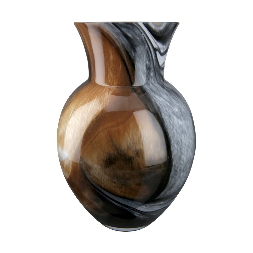 Vase Draga braun/grau