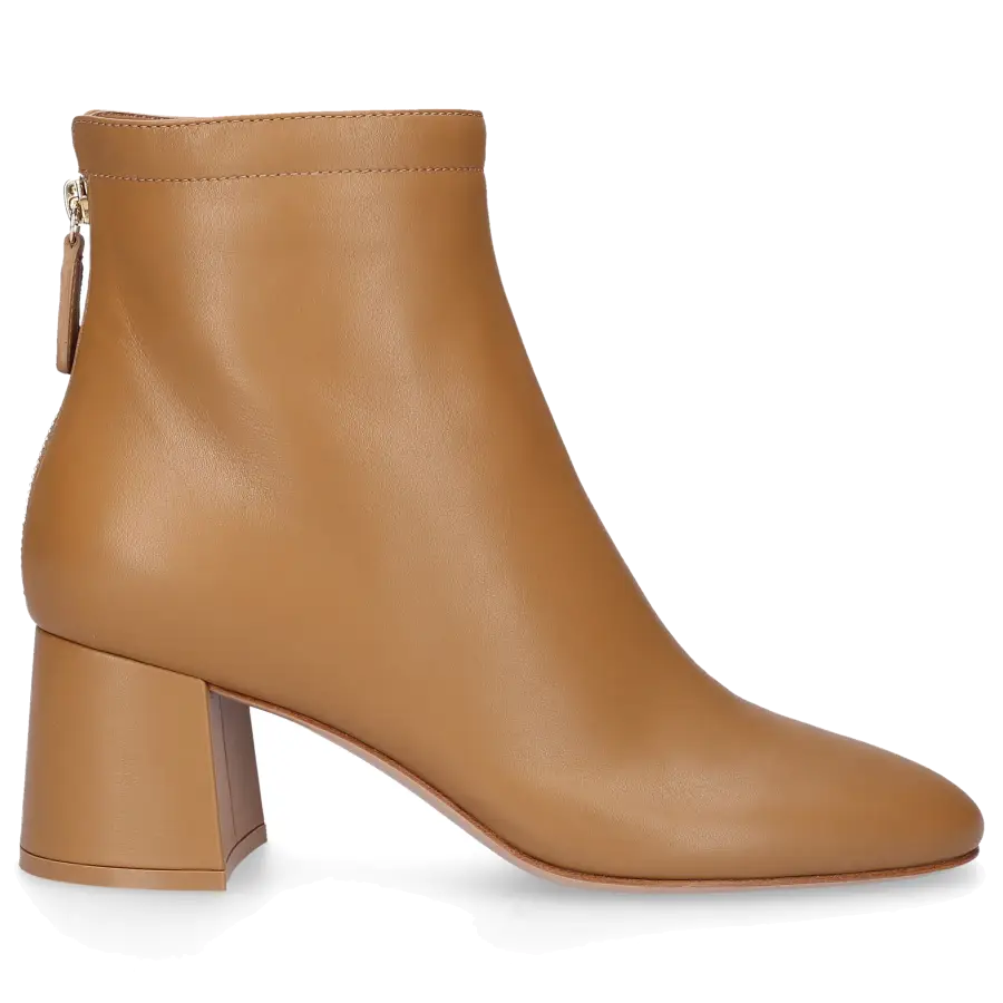 Gianvito Rossi - Klassische Stiefeletten HYDER 60 Glattleder - beige
