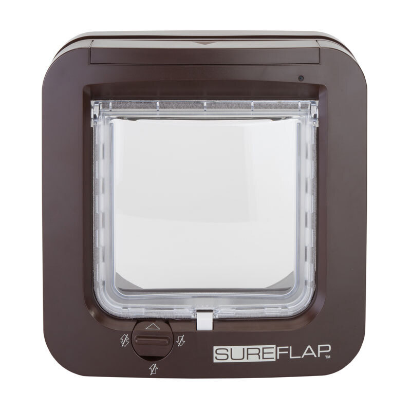 SureFlap Klappen & Türen SureFlap Mikrochipgesteuerte Katzenklappe braun