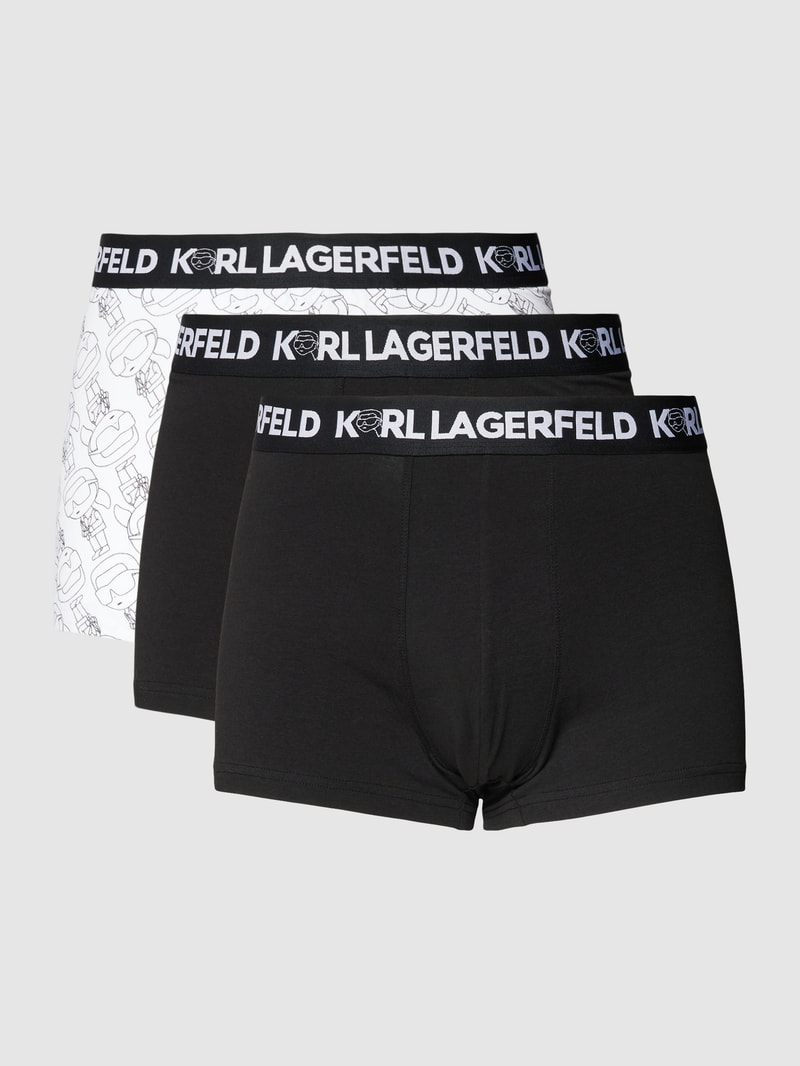 Trunks mit elastischem Bund Modell 'IKONIK' im 2er-Pack in schwarz