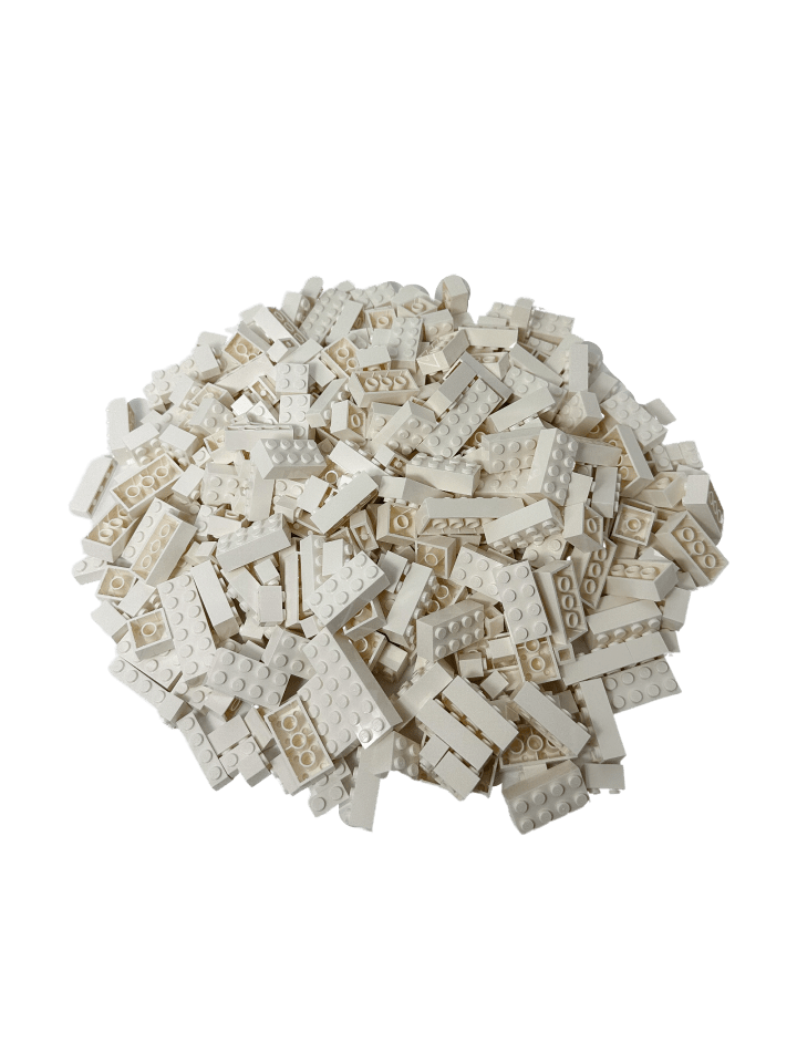 LEGO Bausteine Weiß 50x Teile - ab 3 Jahren in white günstig kaufen Anzahl: 50 Stück