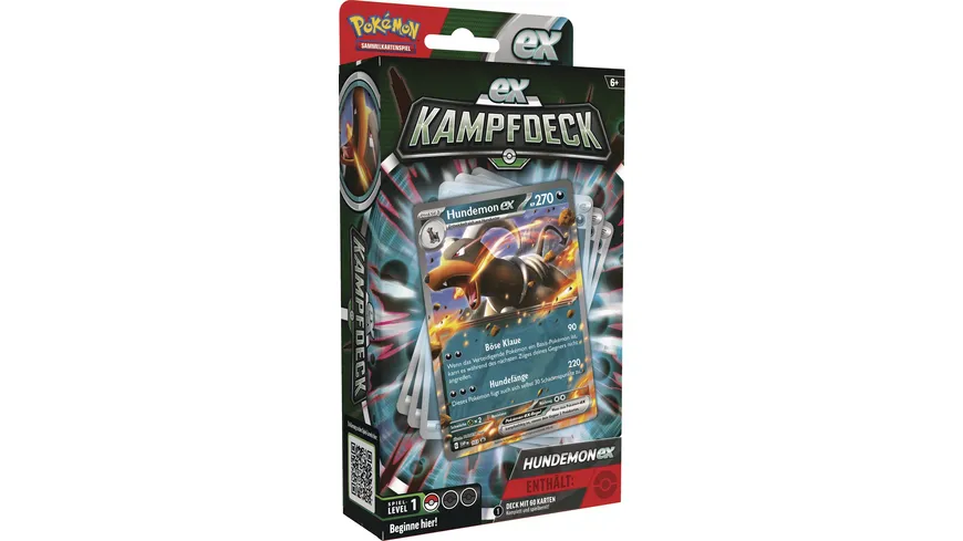 POKÉMON Sammelkartenspiel - EX-Kampfdeck Hundemon/Melmetal