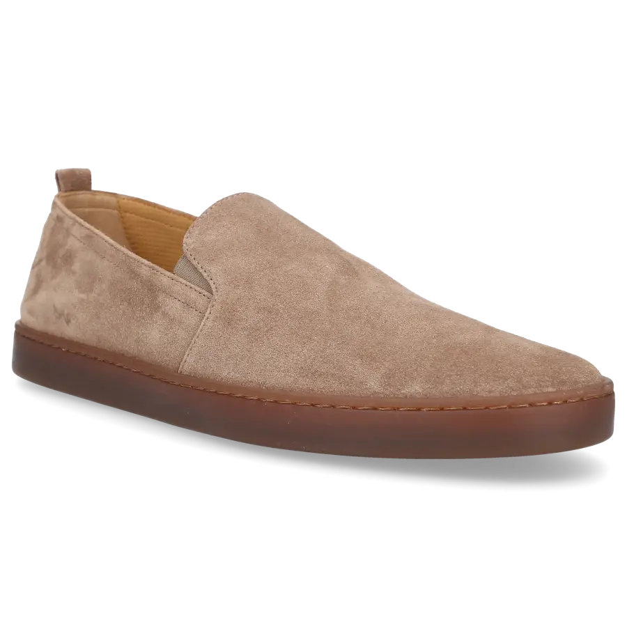 Henderson - Slipper RODI Veloursleder - beige