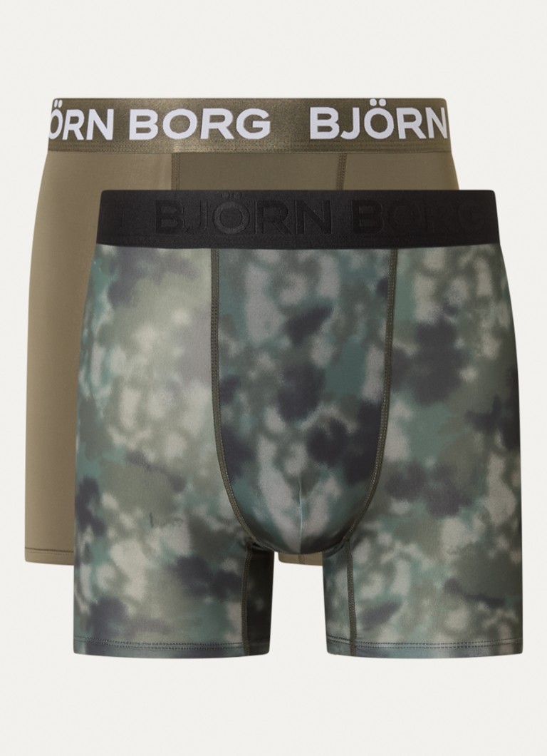 Björn Borg Performance boxeralsó logós csíkkal, 3 darabos kiszerelésben
