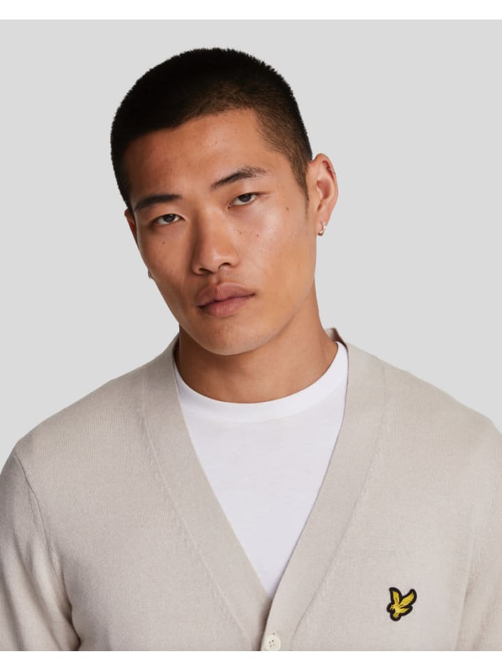 Lyle & Scott Cardigan in Beige günstig kaufen M
