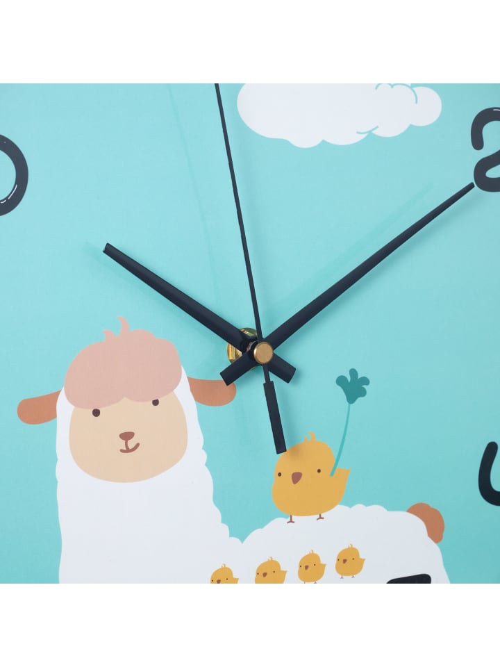 relaxdays Kinder-Wanduhr 