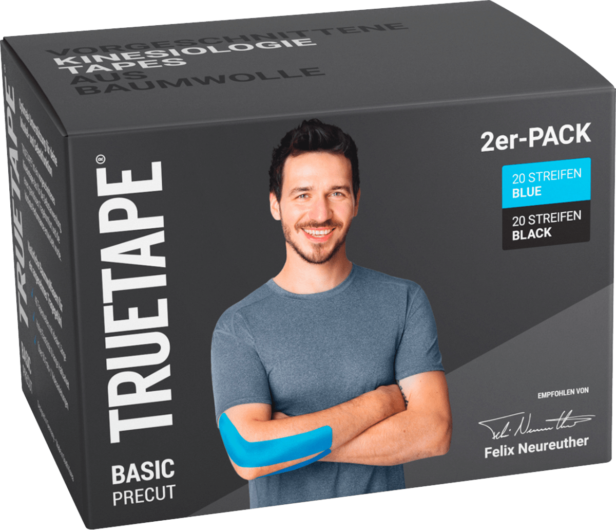 Kinesiotape vorgeschnittene Streifen, 40 St