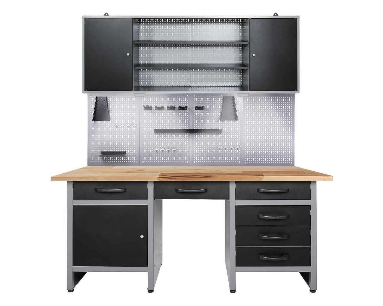 Ondis24 Ondis24 Werkstatt Set Harry 160 cm 1 Schrank LED