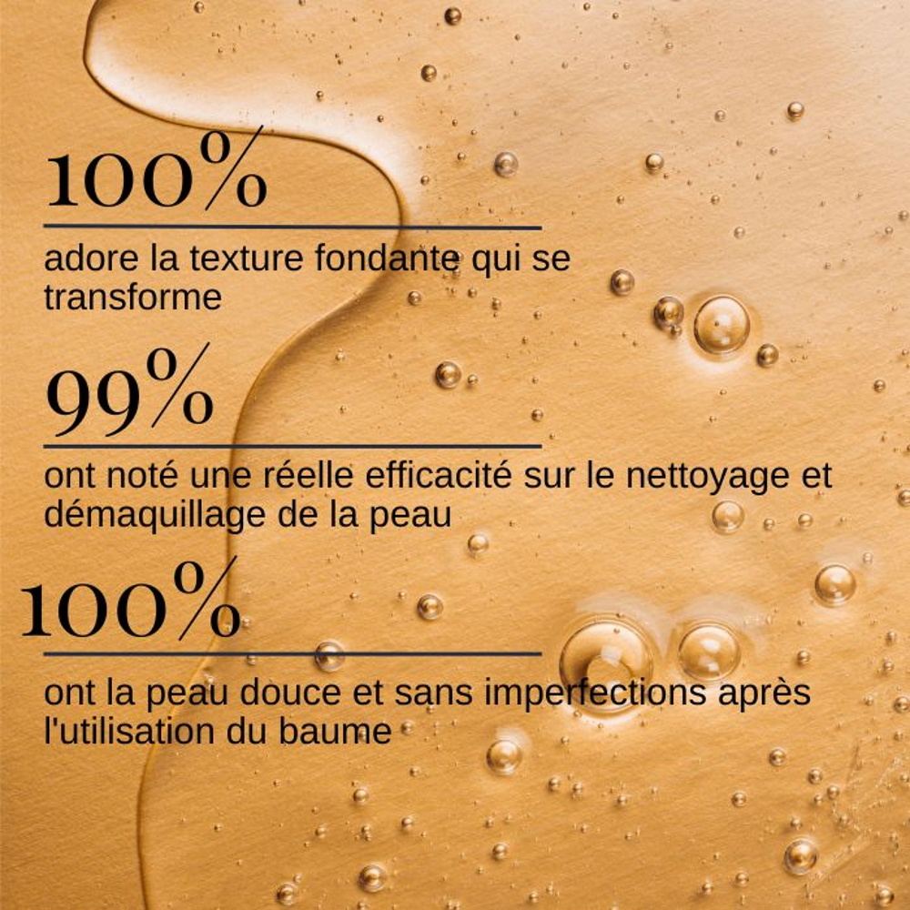 novëm Baume fondant nettoyant tonique Baume nettoyant fondant