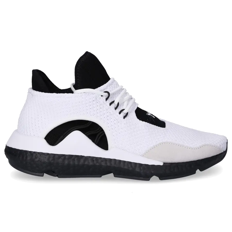 Y-3 - Sneaker high SAIKOU Polyamid - weiß