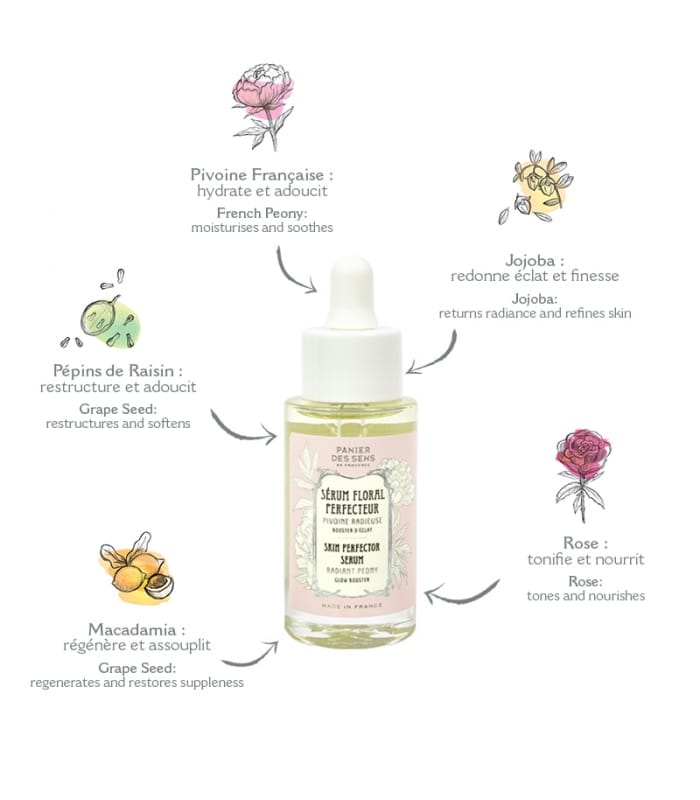 PANIER DES SENS-Sérum Floral Perfecteur -Pivoine Radieuse