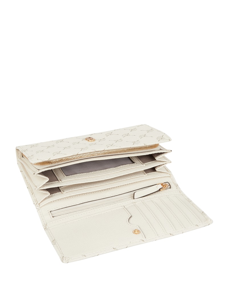 Portemonnaie mit Logo-Muster Modell 'Europa' - RFID-blocking in offwhite